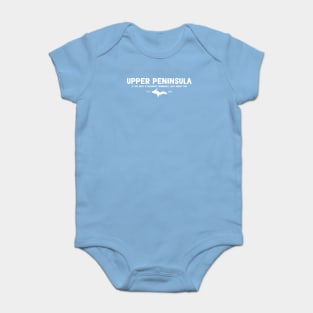 Upper Peninsula, Northern Michigan's Pleasant Peninsula U.P. Baby Bodysuit